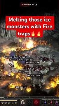 ANYA CAVE #diablo2resurrected #d2r #gaming #ssf #melting #fire #trapsin #assassin #shorts #rpggames
