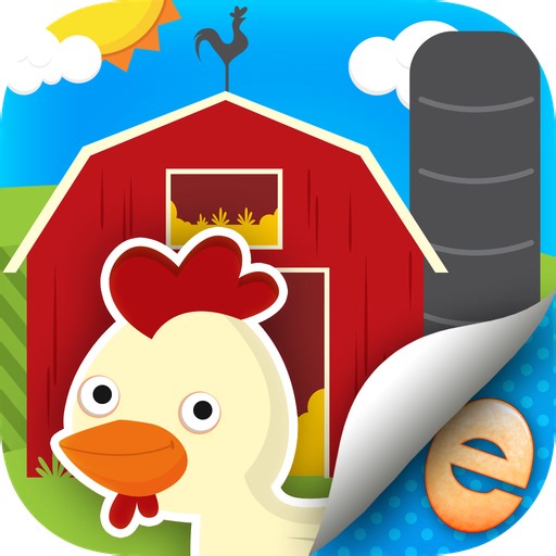 Animal Stickers for Kids Farm Activity Scene Builder Premium