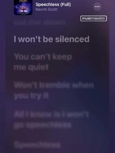 Aladdin Speechless Lyrics - Full Lyrics & Sing-Along