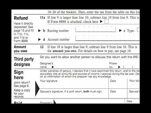Watch How to File a 1040EZ Tax Form