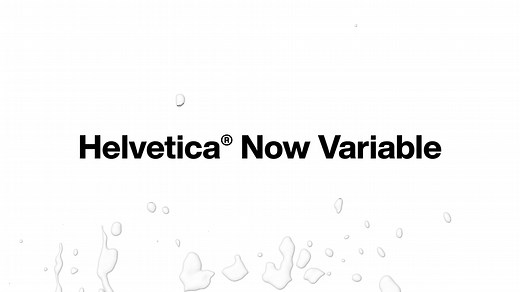Helvetica Now Variable