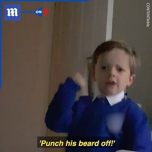 Do not joke about the naughty list around this kid… 😂🎅 | Daily Mail Video