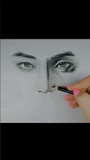Easy BTS V Drawing #easysketch #drawing
