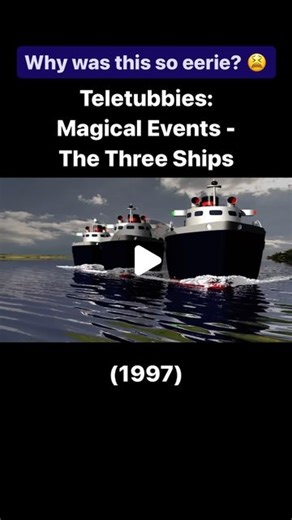 Childhood Nostalgia 🌈 on Instagram: "Teletubbies: Magical Event - The Three Ships (1997) Aired/Released on: BBC One, BBC Two, CBeebies, PBS Kids, VHS, DVD & more 📺 This started off my irrational fear of yachts/big boats 🫣 #childhood #nostalgia #childhoodmemories #kidstv #memes #childrensbbc #cbeebies #teletubbies #teletubbiesmagicalevent #teletubbiesships #thethreeships #nightmarefuel #eerie #1997 #90s #90skid #throwback #reels"