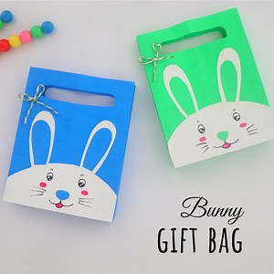 37K views · 1.5K reactions | Cute bunny gift bag tutorial made using...