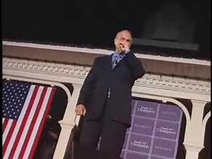 Fred Thompson Speaks in Lawrenceburg, TN