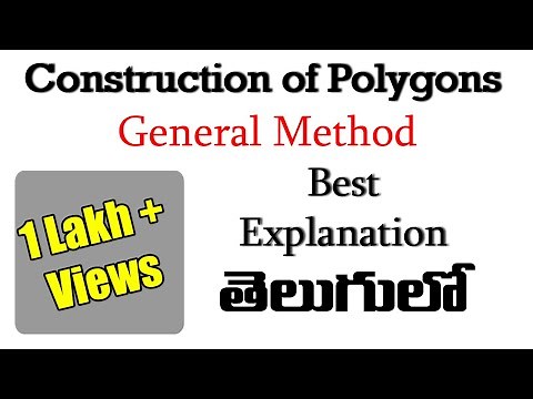 Construction of Polygons, General Method Engineering Drawing| by Subhodaya