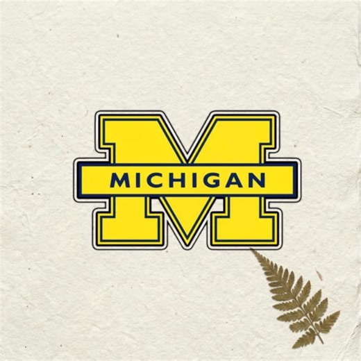 Michigan College Style Wolverine Yellow Sticker Waterproof Vinyl Decal Laptop Car Bottle Durable Fan Gift - Etsy