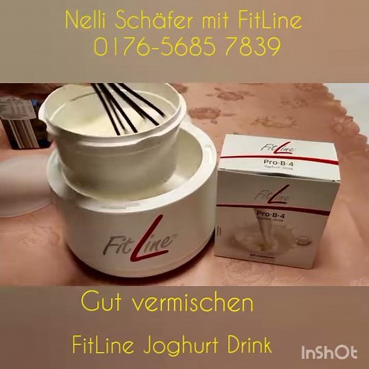 FitLine Joghurt Drink Zubereitung.