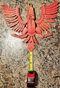3d-printed Red Phoenix Toy – Mythical Bird Figure for Play or Display - Etsy