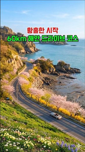 60km 환상의 해안도로! 🚗💨 고흥 거금도 벚꽃 & 노을 드라이브 🌅🌸#고흥여행 #거금도 #드라이브코스 #봄여행 #일몰명소 #차박지추천 #캠핑장추천 #적대봉 #익금해수욕장