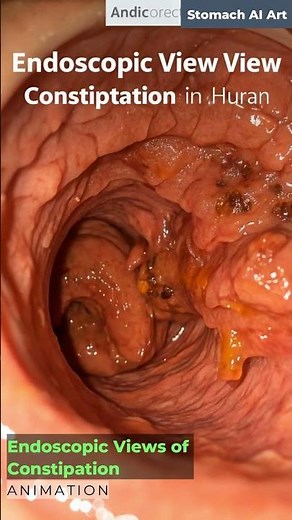 Endoscopic View of Constipation | Animation | Digestive System | Immunity and Gut Health | 02