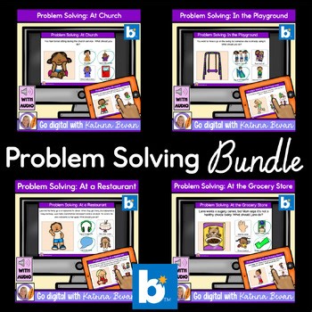 Boom™ Cards with audio: Problem Solving Bundle