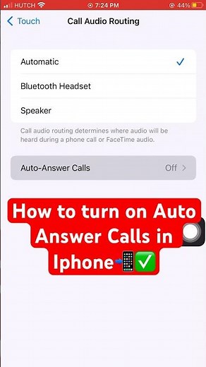 How to turn on Auto Answer Calls in Iphone📲✅ #iphone #autoanswer #calls #auto #answer #tutorial