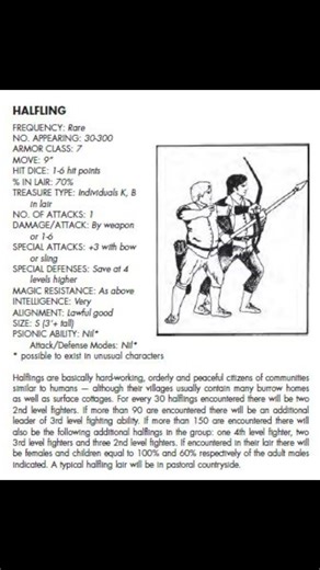 Halflings Could NOT Be Raised From the Dead in OD&D #dnd #shorts #ttrpg