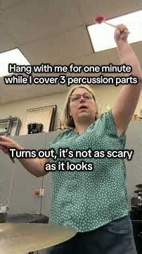 Bonus points if you know my main instrument! #band #banddirector #percussion #concertband #drummer