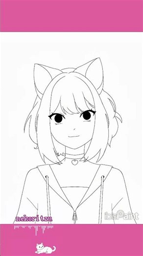 How to Draw an Anime Cat Girl From Scratch! 🐱✨