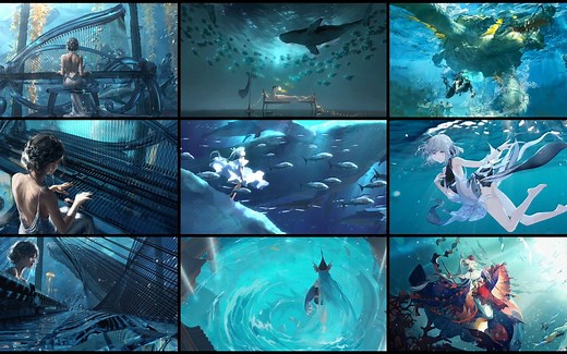【Wallpaper Engine】那些惊艳的神仙壁纸推荐 蓝色海洋