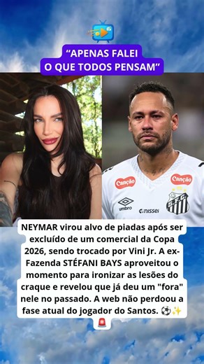 😱⚽ EX-FAZENDA STÉFANI BAYS detona NEYMAR e EXPÕE "FORA" no CRAQUE!