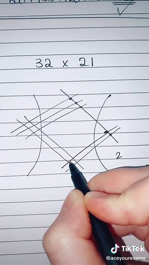 Cool method for multiplication! #math #maths #gcsemaths #gcse #arithmetic #number #study #learn #learnontiktok #aceyourexams #mathhelp #revision #revise #college #uni #trick #tip