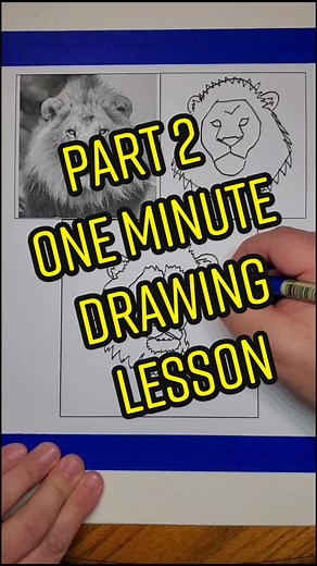 one minute drawing lesson part 2 #artlessons #artteacher #art #artist #draw #howto #fyp #4upage