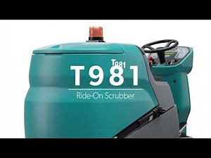 T981 Ride-On Floor Scrubber | Product Overview | Tennant Company