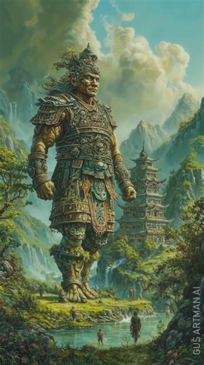 Land of Giants — Ancient Titans | Epic AI Fantasy Shorts #klingai #midjourney