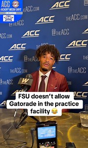 FSU QB Tommy Castellanos on the Florida/Florida State rivalry The Noles made him throw out his Gatorade on his first week in the building 😂 Check out all of 1010XL’s best content from ACC Media Days HERE: 1010xl.com/acc-kickoff/ #FSU | #ACCKickoff | 1010 XL