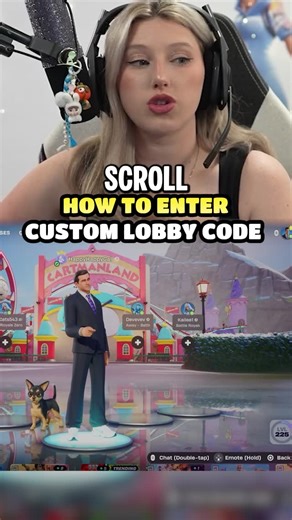 Happy Happy Gal on Instagram: "HappyGal Shows How to Enter a Custom Lobby Code! #fortnite #gaming #happyhappygal #happygal #fortniteclips #fortnitetips #fortnitetricks"