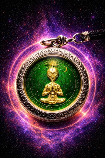 UFO Alien Lucky Coin Medallion Pendant EDC Challenge Token Space Charm Necklace - Etsy