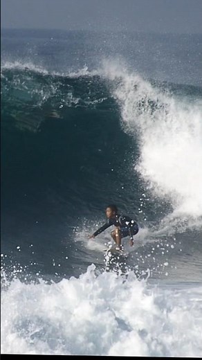 Heavy Sets At Keramas #surfing #baliescape #surf