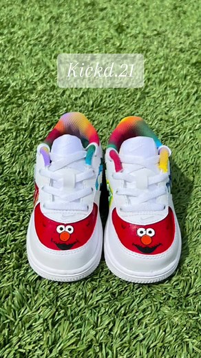 Elmo Freestyle Custom AF1 Sneakers | Nike Toddler Shoes