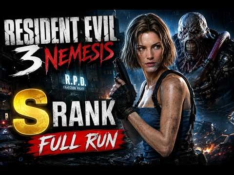 Resident Evil 3 Nemesis Playthrough - Best Rank HARD