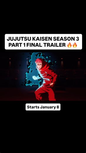 The Anime Flow | Tam Waleed on Instagram: "“Jujutsu Kaisen Season 3 - Culling Games: Part 1” Airs January 8 All credits go to Toho, MAPPA, Gege Akutami, production committee, etc. #jujutsukaisen"