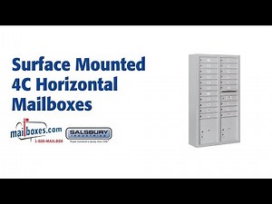 Mailboxes.com | Surface Mounted 4C Horizontal Mailboxes
