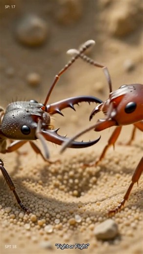 Ant vs. Antlion: The Sinking Sand Pit Battle 🐜 #Shorts