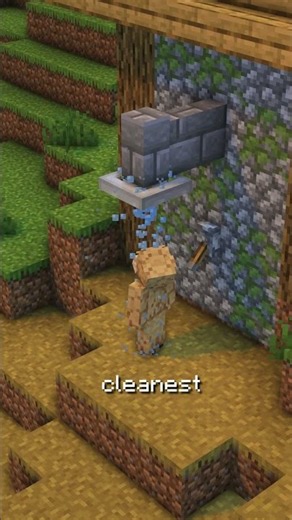How to Make a Working Shower in Minecraft