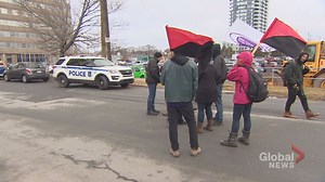 Protesters block entrances to Halifax’s Canada Post plan