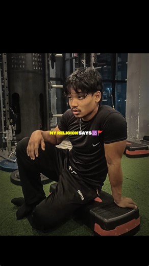 My Religion Says 🕉️🚩#motivation #gym #bodybuilding #religion #krishna !