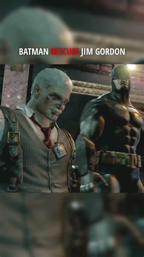 Batman rescues Commissioner Gordon | Epic Moments | Batman Arkham Asylum