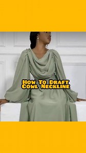 How To Draft Cowlneckline Tutorial This Tutorial Is Suitable For Advanced Fashion Students I Hope The Tutorial Was Helpful? Sewwithdeliciousfavour #Sewing #Sewingreels #Sewingtutorial #Onlinesewingtutorial #Onlinefashionschool #Onlinesewingschool #Fashionreel #Fashionstudent #Fashionschool #Dressmaking #Patterndrafting #Patternmaking #Patterndraftingreels #Patternmakingreels #cowlneckline #Cowlnecklinedrafting #Necklinedraftingtutorial #Necklinedrafting | Design By Delicious Favour