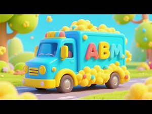🚚🫧 ABC Foam Truck | Alphabet Wash & Learn Song 🔤✨