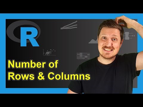 Size of Data Frame in R (4 Examples) | Dimension, Length, Number of Rows & Columns | dim() Function