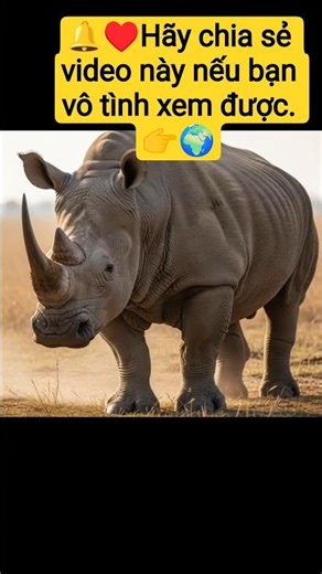 🦏Loài Tê Giác đang dần biến mất tại sao? | #kienthucthuvi #thegioidongvat #dongvat #suthatthuvi