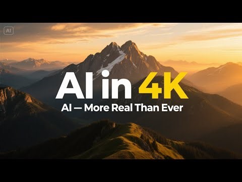 Ultra-Realistic 4K Video Made by AI — More Real Than Ever Before