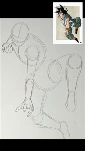 How to Draw dynamic Poses- Tutorial #drawing #art #tutorial #howtodraw #shorts