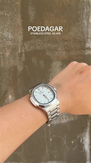 POEDAGAR Watch for Men Waterproof Original Relo Silver Stainless Steel Fashion