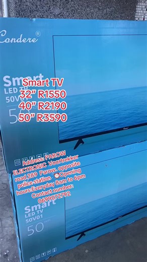 New 50-inch CONDERE Frameless Smart TV Available Now