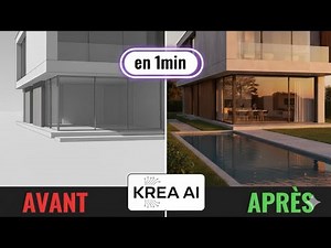 Comment créer des rendus vidéo d’architecture ULTRA RÉALISTES avec l’IA KREA