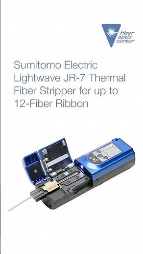 Strip 200–250 μm fiber ribbons and fibers with 125 μm cladding with the JR-7 Thermal Jacket Remover